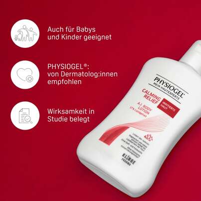 Sie sehen eine Packung PHYSIOGEL® Calming Relief A.I. Body Lotion bei Juckreiz und Rötungen, Produktbild: 04 PHYSIOGEL® Calming Relief A.I. Body Lotion bei Juckreiz und Rötungen, A-Nr.: 3736523 - 04