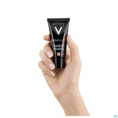 Sie sehen eine Packung Vichy Dermablend/fluid Make-up 25 Nude 30ml, Produktbild: 12 Vichy Dermablend/fluid Make-up 25 Nude 30ml, A-Nr.: 3044624 - 12