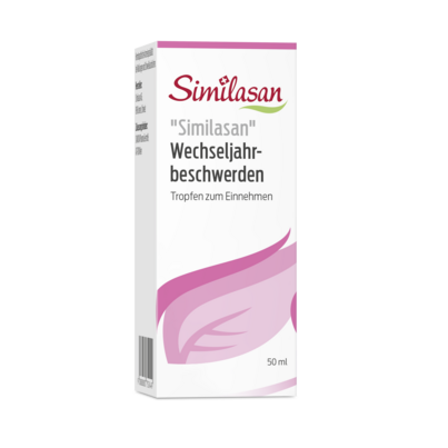 Sie sehen eine Packung Tropfen gegen Wechseljahrbeschwerden „Similasan“, Produktbild: 02 Tropfen gegen Wechseljahrbeschwerden „Similasan“, A-Nr.: 0752444 - 02