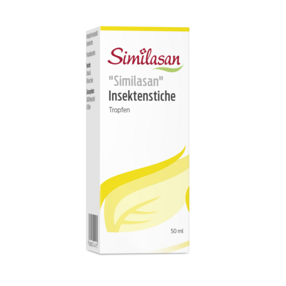 Sie sehen eine Packung Tropfen gegen Insektenstiche „Similasan“, Produktbild: 02 Tropfen gegen Insektenstiche „Similasan“, A-Nr.: 2444178 - 02