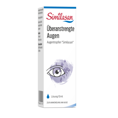 Sie sehen eine Packung Überanstrengte Augen Augentropfen „Similasan“, Produktbild: 02 Überanstrengte Augen Augentropfen „Similasan“, A-Nr.: 4217914 - 02