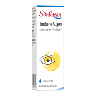 Sie sehen eine Packung Trockene Augen Augentropfen „Similasan“, Produktbild: 01 Trockene Augen Augentropfen „Similasan“, A-Nr.: 0751953 - 01
