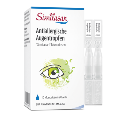 Sie sehen eine Packung Antiallergische Augentropfen Similasan, Produktbild: 01 Antiallergische Augentropfen Similasan, A-Nr.: 4218925 - 01