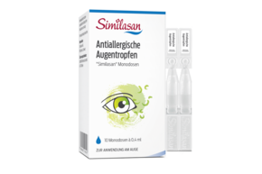 Sie sehen eine Packung Antiallergische Augentropfen Similasan, Produktbild: 01 Antiallergische Augentropfen Similasan, A-Nr.: 4218925 - 01