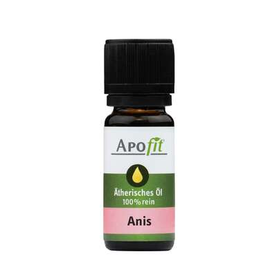 Sie sehen eine Packung APOfit Ätherisches Öl Anis 10ml, Produktbild: 01 APOfit Ätherisches Öl Anis 10ml, A-Nr.: 4049799 - 01
