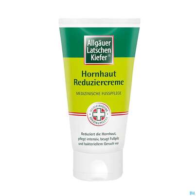 Sie sehen eine Packung Allgaeuer Latschenkiefer Hornhaut Reduzier-creme Neu 150ml, Produktbild: 01 Allgaeuer Latschenkiefer Hornhaut Reduzier-creme Neu 150ml, A-Nr.: 4834831 - 01