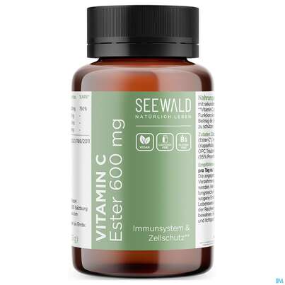 Sie sehen eine Packung Seewald Vitamin C Ester 60 St, Produktbild: 01 Seewald Vitamin C Ester 60 St, A-Nr.: 5347458 - 01
