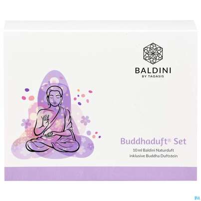 Sie sehen eine Packung Taoasis Baldini Set/m.oel 10ml +buddha 1st, Produktbild: 01 Taoasis Baldini Set/m.oel 10ml +buddha 1st, A-Nr.: 4158347 - 01