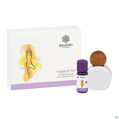Sie sehen eine Packung Taoasis Baldini Set/yogaduft M.oel 10ml +duftvase Holzkugel 1st, Produktbild: 05 Taoasis Baldini Set/yogaduft M.oel 10ml +duftvase Holzkugel 1st, A-Nr.: 4158382 - 05
