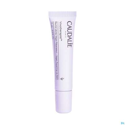 Sie sehen eine Packung Caudalie Veganer Reparierender Lippenbalsam 7,5ml, Produktbild: 04 Caudalie Veganer Reparierender Lippenbalsam 7,5ml, A-Nr.: 5715637 - 04