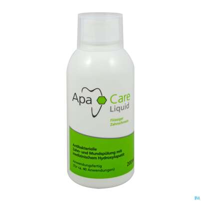 Sie sehen eine Packung Apacare Liquid Zahn- U.mundbalsam 200ml, Produktbild: 01 Apacare Liquid Zahn- U.mundbalsam 200ml, A-Nr.: 3820991 - 01