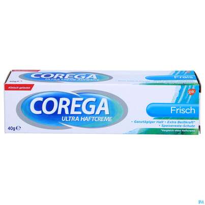 Corega Ultra Haftcreme Starker Halt +frische 40g, A-Nr.: 0155116 - 01