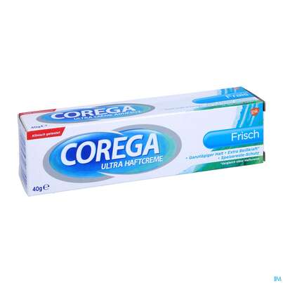 Corega Ultra Haftcreme Starker Halt +frische 40g, A-Nr.: 0155116 - 03
