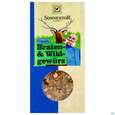 Sie sehen eine Packung Sonnentor Franzls Braten +wildgewuerz Bio 00396 40g, Produktbild: 01 Sonnentor Franzls Braten +wildgewuerz Bio 00396 40g, A-Nr.: 3739496 - 01