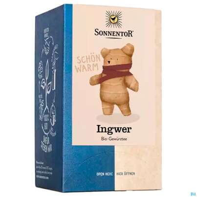 Sonnentor Tee/bio/doppelkammerbeutel Ingwer 02573 18st, A-Nr.: 5227872 - 06