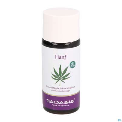 Sie sehen eine Packung Taoasis Hanf Basisöl Bio 50ml, Produktbild: 01 Taoasis Hanf Basisöl Bio 50ml, A-Nr.: 3163820 - 01