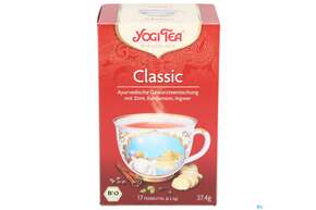 Sie sehen eine Packung Yogi Tea Bio Classic 37,4g 17st, Produktbild: 01 Yogi Tea Bio Classic 37,4g 17st, A-Nr.: 5749760 - 01
