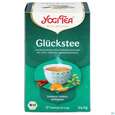 Sie sehen eine Packung Yogi Tea Bio Glueckstee 34g 17st, Produktbild: 01 Yogi Tea Bio Glueckstee 34g 17st, A-Nr.: 5750007 - 01