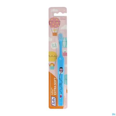 Sie sehen eine Packung Zahnbuersten Tepe Mini X-soft 1st, Produktbild: 12 Zahnbuersten Tepe Mini X-soft 1st, A-Nr.: 3443086 - 12