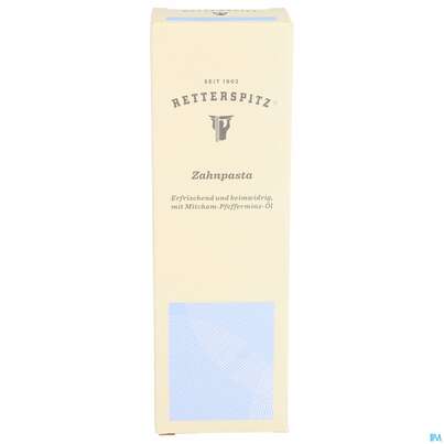 Sie sehen eine Packung Zahnpaste Retterspitz 75ml, Produktbild: 01 Zahnpaste Retterspitz 75ml, A-Nr.: 3996916 - 01