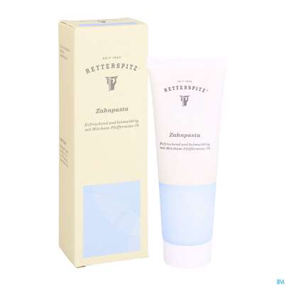 Sie sehen eine Packung Zahnpaste Retterspitz 75ml, Produktbild: 04 Zahnpaste Retterspitz 75ml, A-Nr.: 3996916 - 04