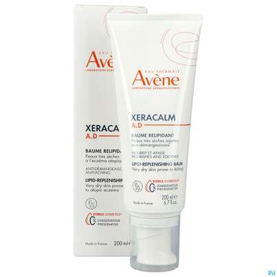 Sie sehen eine Packung Avene Xeracalm/a.d/defi Rueckfettender Balsam 200ml, Produktbild: 04 Avene Xeracalm/a.d/defi Rueckfettender Balsam 200ml, A-Nr.: 4942874 - 04