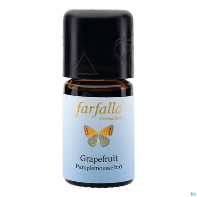 Sie sehen eine Packung Aetherische Oele Farfalla/bio Grapefruit 5ml, Produktbild: 02 Aetherische Oele Farfalla/bio Grapefruit 5ml, A-Nr.: 4908481 - 02