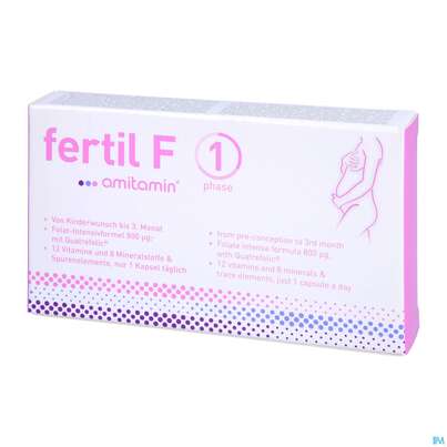 Amitamin Kapseln/quatrefolic Fertil F/phase/1 Vor Schwangerschaft 30st, A-Nr.: 4852131 - 03