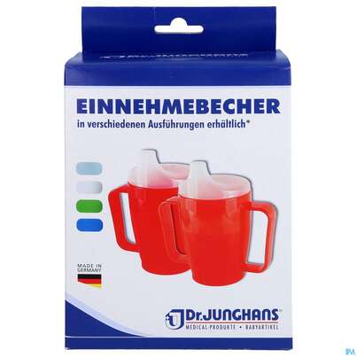 Sie sehen eine Packung Trinkbecher -healthcare24/set 250ml +2deckel 4+12mm 2 Griff Weiss Ju 29 1st, Produktbild: 01 Trinkbecher -healthcare24/set 250ml +2deckel 4+12mm 2 Griff Weiss Ju 29 1st, A-Nr.: 3096408 - 01