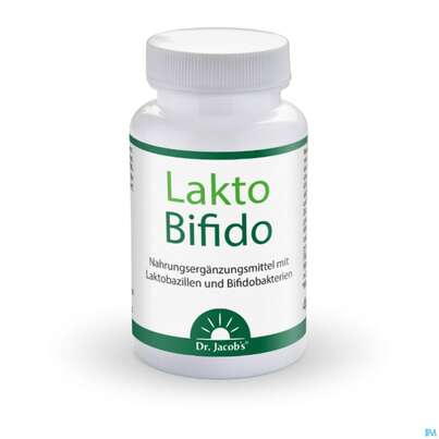 Sie sehen eine Packung Laktobifido Kapseln Dr.jacobs 90st, Produktbild: 01 Laktobifido Kapseln Dr.jacobs 90st, A-Nr.: 4062914 - 01