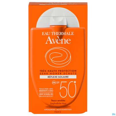 Sie sehen eine Packung Avène Réflexe Solaire Spf 50+ 30ml, Produktbild: 03 Avène Réflexe Solaire Spf 50+ 30ml, A-Nr.: 3822004 - 03