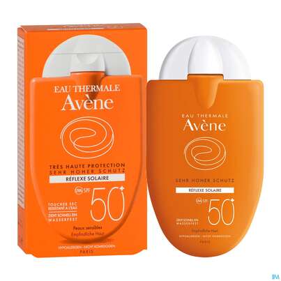 Sie sehen eine Packung Avène Réflexe Solaire Spf 50+ 30ml, Produktbild: 08 Avène Réflexe Solaire Spf 50+ 30ml, A-Nr.: 3822004 - 08