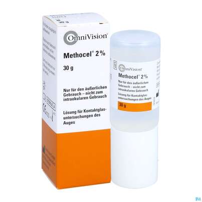 Sie sehen eine Packung Augentropfen Methocel 2% 30g, Produktbild: 05 Augentropfen Methocel 2% 30g, A-Nr.: 3829704 - 05