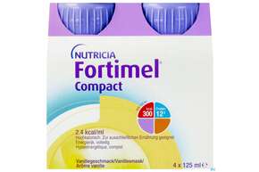 Fortimel/compact/2.4 125ml Vitalflasche Vanille 24st, A-Nr.: 4293996 - 01