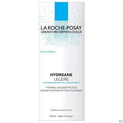 Sie sehen eine Packung La Roche Posay Gesichtspflege Hydreane Leicht 40ml, Produktbild: 02 La Roche Posay Gesichtspflege Hydreane Leicht 40ml, A-Nr.: 3701861 - 02