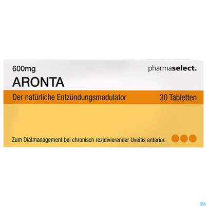 Sie sehen eine Packung Aronta Tabl 600mg 30st, Produktbild: 01 Aronta Tabl 600mg 30st, A-Nr.: 4011526 - 01