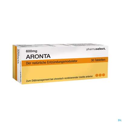 Sie sehen eine Packung Aronta Tabl 600mg 30st, Produktbild: 04 Aronta Tabl 600mg 30st, A-Nr.: 4011526 - 04