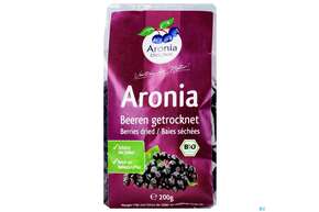 Aronia Original Bio Aroniabeeren Getrocknet O.zucker &amp;amp; Ungeschwef. 200g, A-Nr.: 4137316 - 01