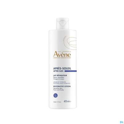 Sie sehen eine Packung Sonnenprodukte Avene Repair-lotion Nach Der Sonne Neu 400ml, Produktbild: 05 Sonnenprodukte Avene Repair-lotion Nach Der Sonne Neu 400ml, A-Nr.: 5712403 - 05