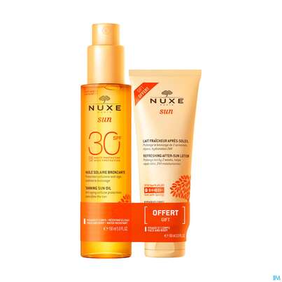 Sonnenprodukte Nuxe/sun Tan Oil Face+body 150ml +gratis After Sun Lotion 100ml Spf50 1pk, A-Nr.: 5806794 - 01