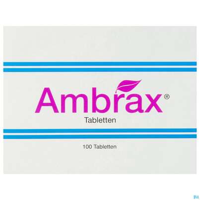 Sie sehen eine Packung Ambrax Tabl 100st, Produktbild: 01 Ambrax Tabl 100st, A-Nr.: 2976834 - 01