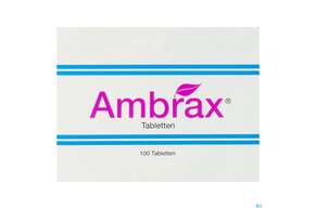 Sie sehen eine Packung Ambrax Tabl 100st, Produktbild: 01 Ambrax Tabl 100st, A-Nr.: 2976834 - 01