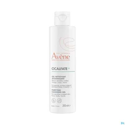 Sie sehen eine Packung Avene Cicalfate+ Reinigungsgel 200ml, Produktbild: 04 Avene Cicalfate+ Reinigungsgel 200ml, A-Nr.: 5862060 - 04