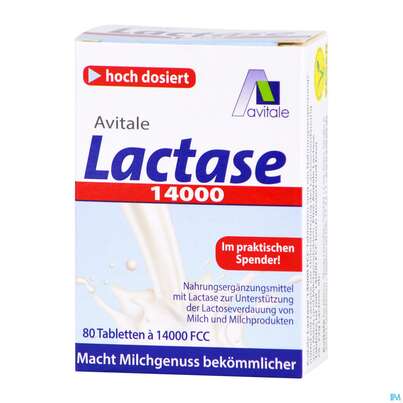 Lactase Tabl 14.000 Fcc 80st, A-Nr.: 5296258 - 02