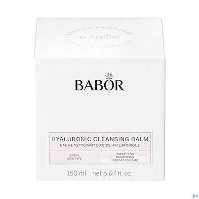 Sie sehen eine Packung Babor Hyaluronic Cleansing Balm Alt 40167 150ml, Produktbild: 01 Babor Hyaluronic Cleansing Balm Alt 40167 150ml, A-Nr.: 5740486 - 01