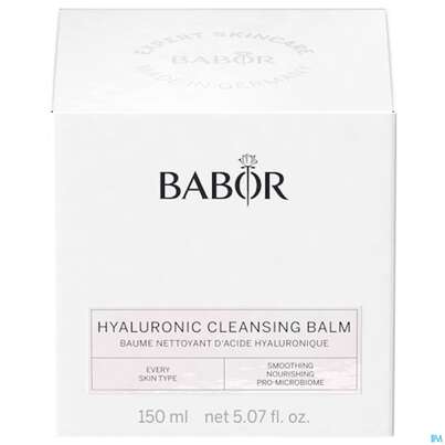 Sie sehen eine Packung Babor Hyaluronic Cleansing Balm Alt 40167 150ml, Produktbild: 02 Babor Hyaluronic Cleansing Balm Alt 40167 150ml, A-Nr.: 5740486 - 02