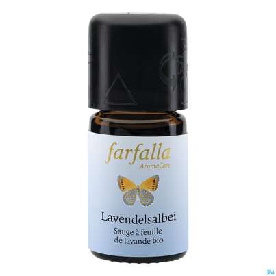 Sie sehen eine Packung Aetherische Oele Farfalla/bio Lavendelsalbei 5ml, Produktbild: 01 Aetherische Oele Farfalla/bio Lavendelsalbei 5ml, A-Nr.: 5464833 - 01