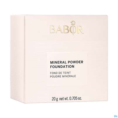 Sie sehen eine Packung Babor Mineral Powder Foundation 01 Light 64550 20g, Produktbild: 02 Babor Mineral Powder Foundation 01 Light 64550 20g, A-Nr.: 5581059 - 02