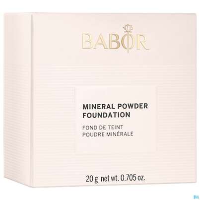 Sie sehen eine Packung Babor Mineral Powder Foundation 01 Light 64550 20g, Produktbild: 01 Babor Mineral Powder Foundation 01 Light 64550 20g, A-Nr.: 5581059 - 01
