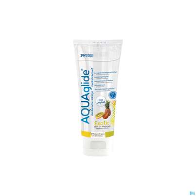 Sie sehen eine Packung Aquaglide Exotic 100ml, Produktbild: 01 Aquaglide Exotic 100ml, A-Nr.: 3432183 - 01